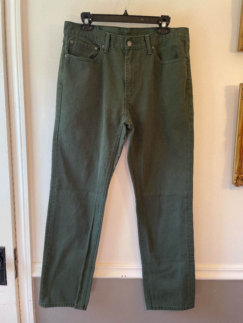 Levi's Men's 541 athletic taper jeans green size W35 L34